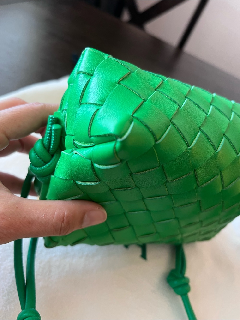 Bottega Veneta Mini Loop in Parakeet Green - Picture 14 of 16